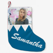 Personalisiertes Foto Kleiner Weihnachtsstrumpf (Vorderseite)