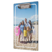 Personalisiertes Foto Klemmbrett (Links)