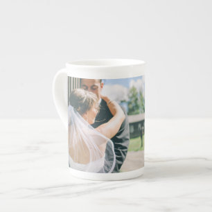 Personalisiertes Foto Knochen China Tasse