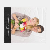 Personalisiertes Foto kombiniert benutzerdefiniert Fleecedecke (Vorderseite (Horizontal))