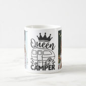 Personalisiertes Foto Königin des Camper-Preises Kaffeetasse (Mittel)