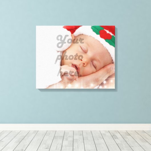 Personalisiertes Foto Leinwanddruck (Insitu (Holzboden))