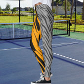 Personalisiertes Foto Leopard Wildkatzen Tier Leggings