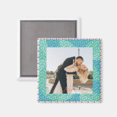 Personalisiertes Foto Liebe Erdbeerrahmen Magnet (Vorderseite/Rückseite)