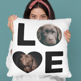 Personalisiertes Foto | LIEBE | Pet Throw Kissen