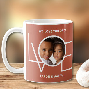 Personalisiertes Foto Lieber Papa Kaffeetasse