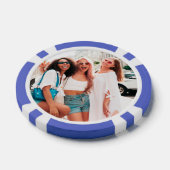 Personalisiertes Foto Lila 500-Wert-Spiel Pokerchips (Einzeln)