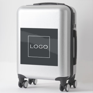 Personalisiertes Foto, Logo auf Holzkohlegrau Farb Aufkleber