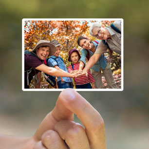 Personalisiertes Foto-Logo für benutzerdefinierte  Aufkleber