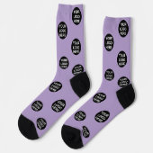 Personalisiertes Foto-Logo Socken (Linkes Detail)