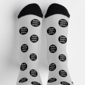 Personalisiertes Foto-Logo Socken (Oben)