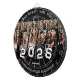 Personalisiertes Foto Lustiges Geschenk Abschluss Dartscheibe (Vorderseite rechts)