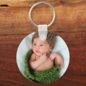 Personalisiertes Foto macht es sich selbst Schlüsselanhänger (Vorderseite)