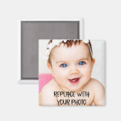 Personalisiertes Foto Magnet (Vorderseite/Rückseite)