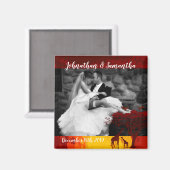 Personalisiertes Foto Magnet African Safari Giraff (Vorderseite/Rückseite)