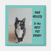 Personalisiertes Foto Magnet Bester Begleiter je (Vorne)