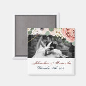 Personalisiertes Foto Magnet Geometrische Garten R (Vorderseite/Rückseite)