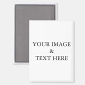 Personalisiertes Foto-Magnet Magnet (Vorderseite/Rückseite)