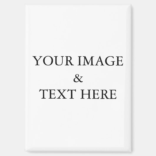 Personalisiertes Foto-Magnet Magnet (Vorderseite)