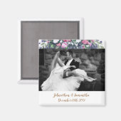 Personalisiertes Foto Magnet Sommer Country Weddin (Vorderseite/Rückseite)