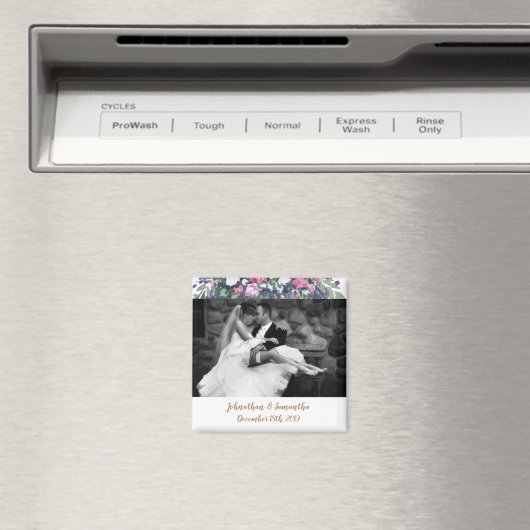 Personalisiertes Foto Magnet Sommer Country Weddin (In Situ (Geschirrspüler))