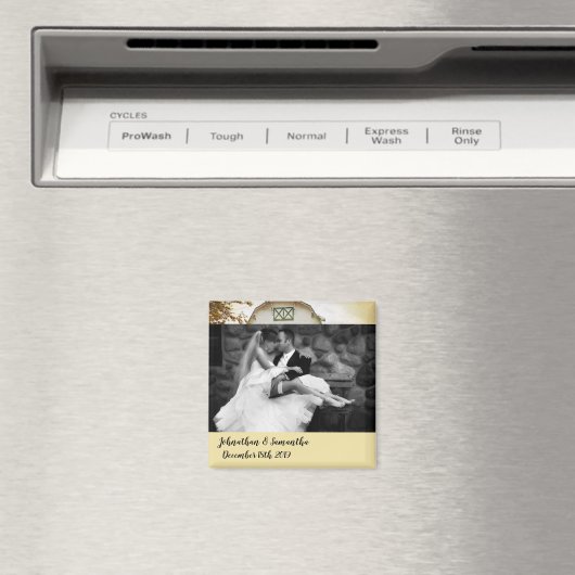 Personalisiertes Foto Magnet Sonnenuntergang Stall (In Situ (Geschirrspüler))