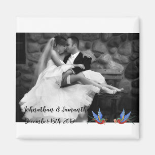 Personalisiertes Foto Magnet Traditioneller Vogel