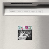 Personalisiertes Foto Magnet Tropische Blume auf B (In Situ (Geschirrspüler))