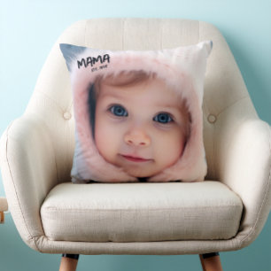 Personalisiertes Foto Mama Established Mutter Kissen