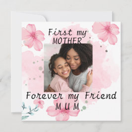 Personalisiertes Foto Mama zitieren rosa Mütter Ta