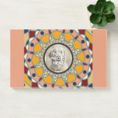 Personalisiertes Foto-Mandala-Design-Babyshirt Post-it Klebezettel (Büro)