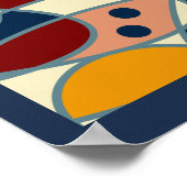 Personalisiertes Foto-Mandala-Design-Babyshirt Poster (Ecke)