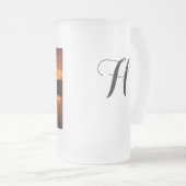 Personalisiertes Foto Mattglas Bierglas (VorderseiteRechts)