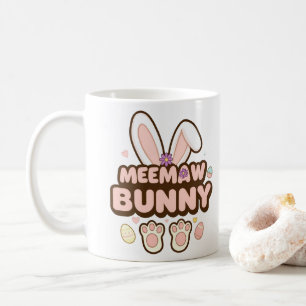 Personalisiertes Foto "MeeMaw Bunny" Osterkaffee Kaffeetasse