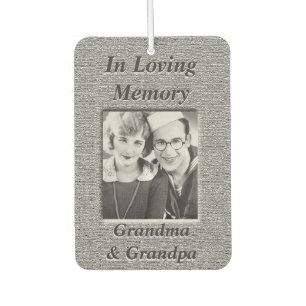 Personalisiertes Foto Memorial Air Freshener Autolufterfrischer