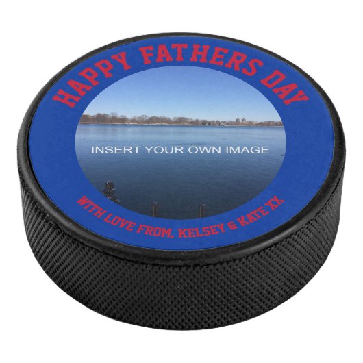 Personalisiertes Foto Message Hockey Puck (3/4)