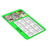 Personalisiertes Foto Mini Magnet Kalender 2018 (Rechte Seite)