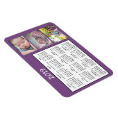 Personalisiertes Foto Mini Magnet Kalender 2018 (Rechte Seite)