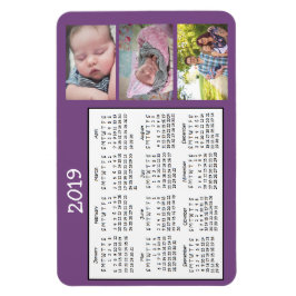 Personalisiertes Foto Mini Magnet Kalender 2018