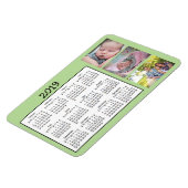 Personalisiertes Foto Mini Magnet Kalender 2018 (Linke Seite)