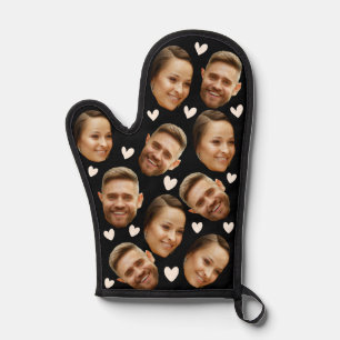 Personalisiertes Foto mit benutzerdefiniertem Herz Ofenhandschuh