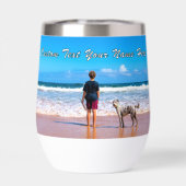 Personalisiertes Foto mit benutzerdefiniertem Text (Rückseite)