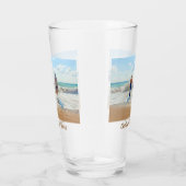 Personalisiertes Foto mit benutzerdefiniertem Text Glas (Rechts)
