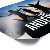 Personalisiertes Foto mit Familienname (Ecke)