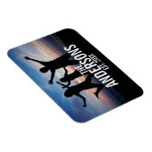 Personalisiertes Foto mit Familienname Magnet (Rechte Seite)