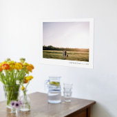 Personalisiertes Foto mit Gold Foliendrucke (Ablage(Küche))