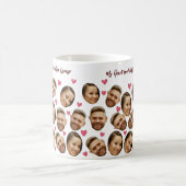 Personalisiertes Foto mit Herzstück Kaffeetasse (Mittel)