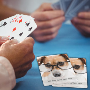 Personalisiertes Foto mit Ihrem eigenen Lieblingsm Spielkarten