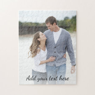 Personalisiertes Foto mit Ihrem Text Puzzle