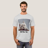 Personalisiertes Foto mit Text T-Shirt (Vorne ganz)